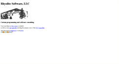 Desktop Screenshot of calcite.rhyolite.com